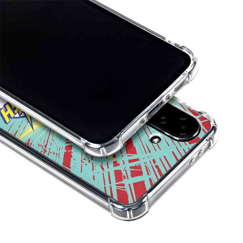 DC Comics The Flash Classic Art Smile Blast Galaxy A36 5G Clear Case