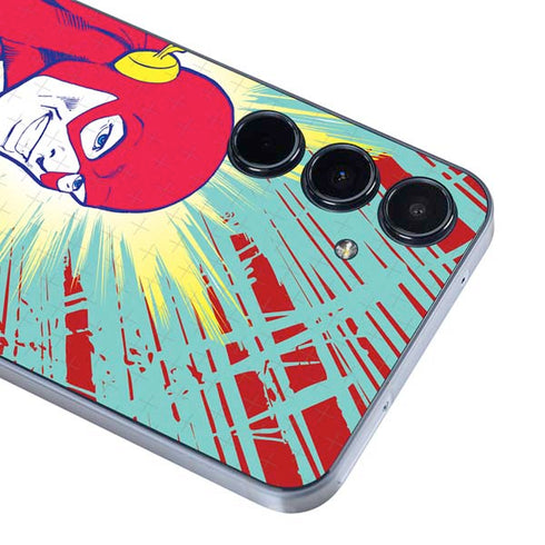 DC Comics The Flash Classic Art Smile Blast Galaxy A55 5G Skin