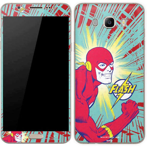 DC Comics The Flash Classic Art Smile Blast Galaxy J7 Skin