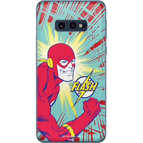 DC Comics The Flash Classic Art Smile Blast Galaxy S10e Skin