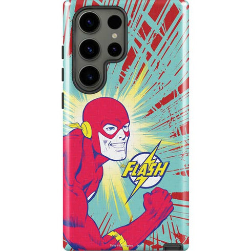 DC Comics The Flash Classic Art Smile Blast Galaxy S23 Ultra Pro Case
