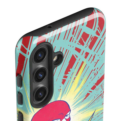 DC Comics The Flash Classic Art Smile Blast Galaxy S25 Impact Case