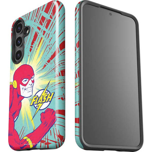 DC Comics The Flash Classic Art Smile Blast Galaxy S25 Impact Case