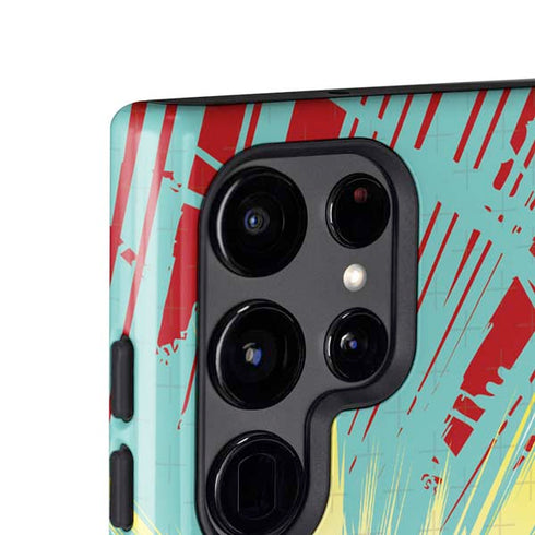 DC Comics The Flash Classic Art Smile Blast Galaxy S25 Ultra Impact Case