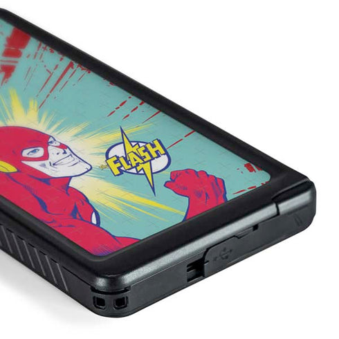 DC Comics The Flash Classic Art Smile Blast Galaxy S24 Ultra Waterproof Case