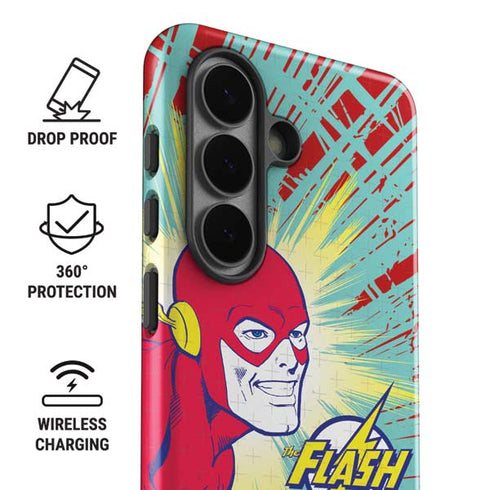 DC Comics The Flash Classic Art Smile Blast Galaxy S26 Impact Case