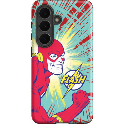 DC Comics The Flash Classic Art Smile Blast Galaxy S26 Plus Impact Case