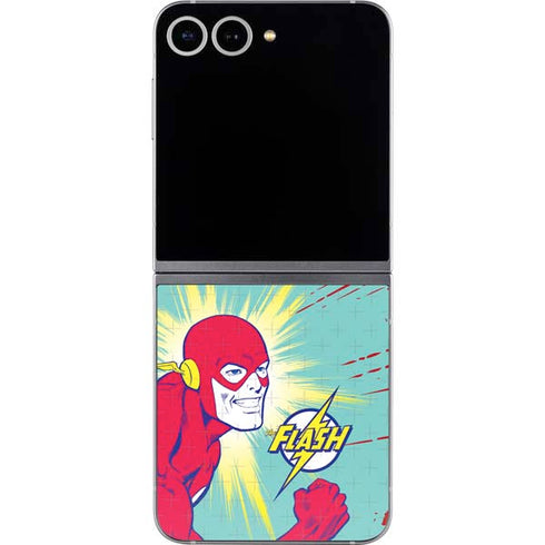 DC Comics The Flash Classic Art Smile Blast Galaxy Z Flip6 Skin