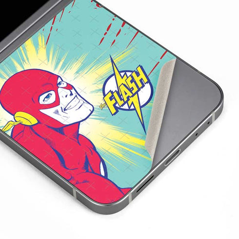 DC Comics The Flash Classic Art Smile Blast Galaxy Z Flip6 Skin