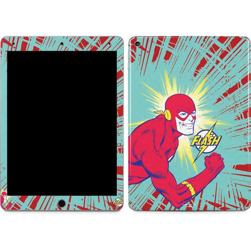 DC Comics The Flash Classic Art Smile Blast iPad Skins