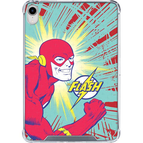 DC Comics The Flash Classic Art Smile Blast iPad 11th Gen (2025) Clear Case
