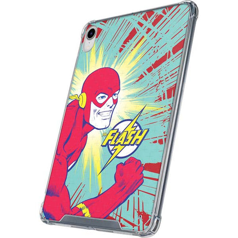 DC Comics The Flash Classic Art Smile Blast iPad 11th Gen (2025) Clear Case