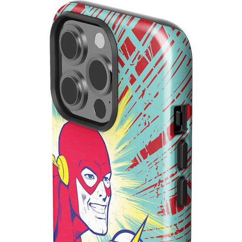 DC Comics The Flash Classic Art Smile Blast iPhone 15 Pro Impact Case