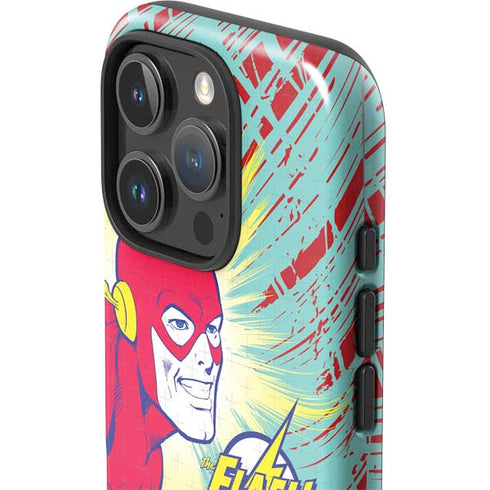 DC Comics The Flash Classic Art Smile Blast iPhone 16 Pro Max Impact Case