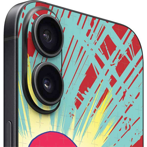 DC Comics The Flash Classic Art Smile Blast iPhone 16 Skin