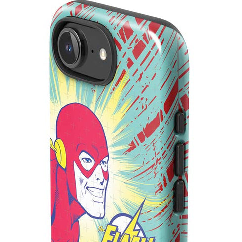 DC Comics The Flash Classic Art Smile Blast iPhone 16e Impact Case