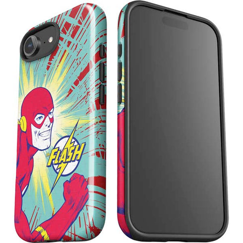 DC Comics The Flash Classic Art Smile Blast iPhone 16e Impact Case