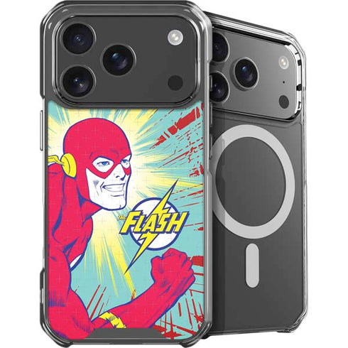 DC Comics The Flash Classic Art Smile Blast iPhone 18 Pro Max MagSafe Case