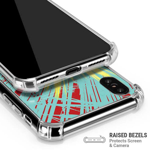 DC Comics The Flash Classic Art Smile Blast iPhone X/XS Clear Case