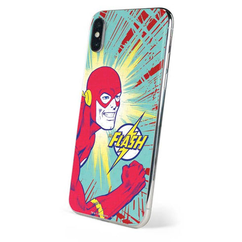 DC Comics The Flash Classic Art Smile Blast iPhone XS Max Skin
