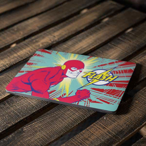 DC Comics The Flash Classic Art Smile Blast Apple MacBook Air Skin
