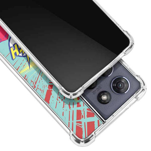 DC Comics The Flash Classic Art Smile Blast Moto G 5G (2025) Clear Case