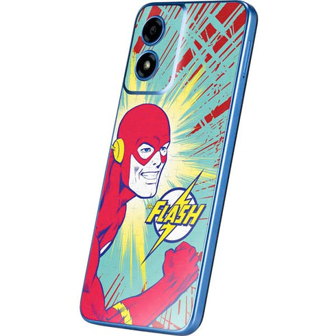 DC Comics The Flash Classic Art Smile Blast Moto G Play 4G (2024) Skin