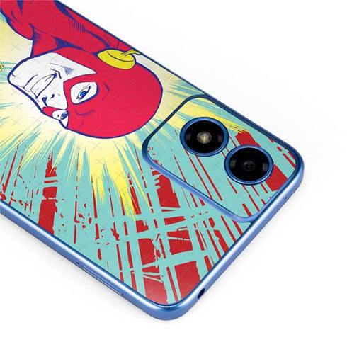DC Comics The Flash Classic Art Smile Blast Moto G Play 4G (2024) Skin