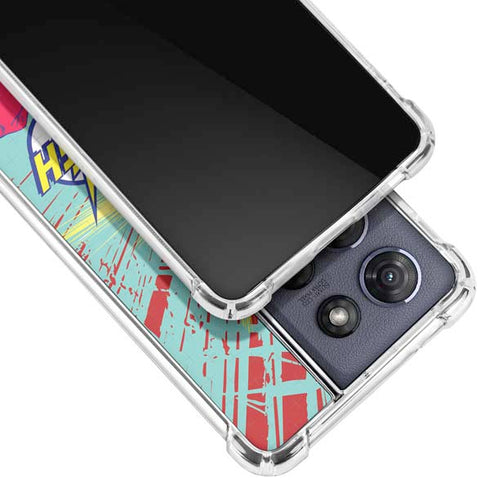DC Comics The Flash Classic Art Smile Blast Moto G Stylus 5G (2025) Clear Case