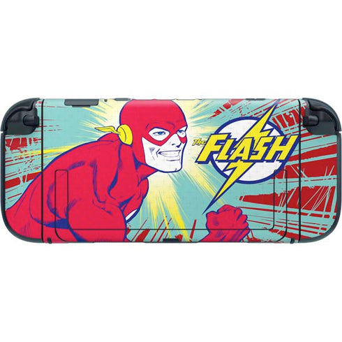 DC Comics The Flash Classic Art Smile Blast Nintendo Switch 2 (2025) with Joy-Con Skin