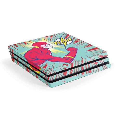 DC Comics The Flash Classic Art Smile Blast PlayStation PS4 Skins