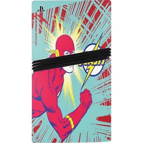 DC Comics The Flash Classic Art Smile Blast PS5 Pro Bundle Skin