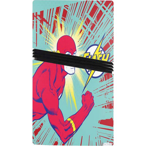 DC Comics The Flash Classic Art Smile Blast PS5 Pro Bundle Skin