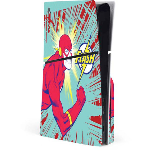 DC Comics The Flash Classic Art Smile Blast PlayStation PS5 Skins