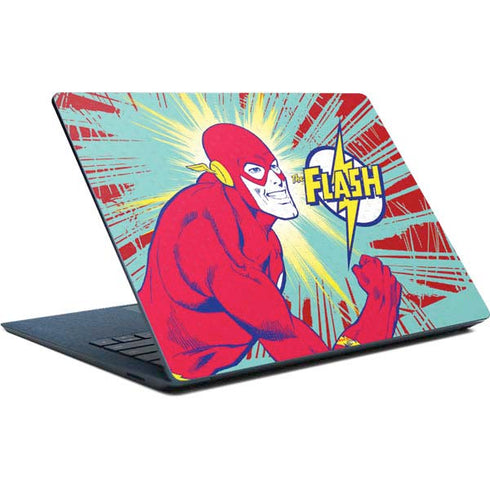 DC Comics The Flash Classic Art Smile Blast Surface Laptop Skin