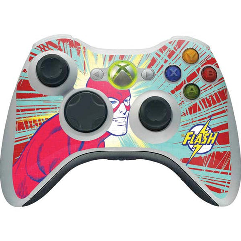 DC Comics The Flash Classic Art Smile Blast Xbox 360 Wireless Controller Skin
