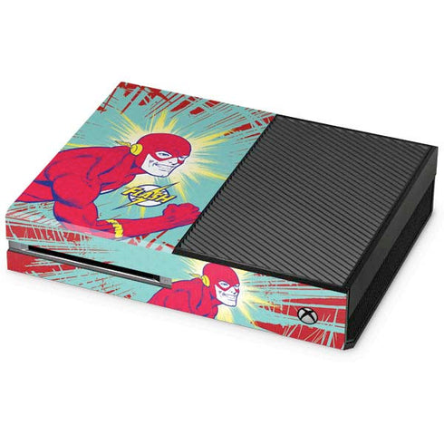 DC Comics The Flash Classic Art Smile Blast Xbox One Console Skin