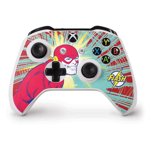 DC Comics The Flash Classic Art Smile Blast Xbox One S Controller Skin
