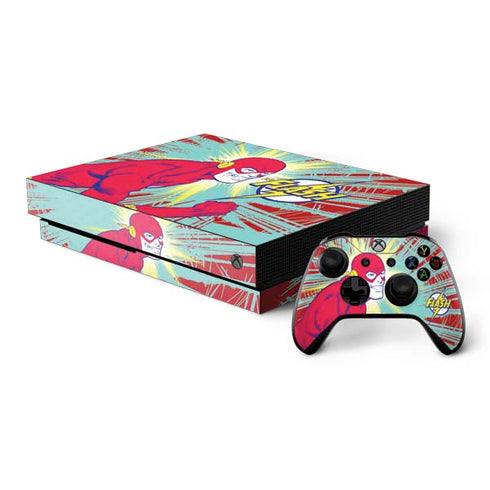 DC Comics The Flash Classic Art Smile Blast Xbox One X Bundle Skin