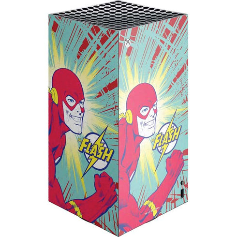 DC Comics The Flash Classic Art Smile Blast XBox Series X Digital Edition Console Skin