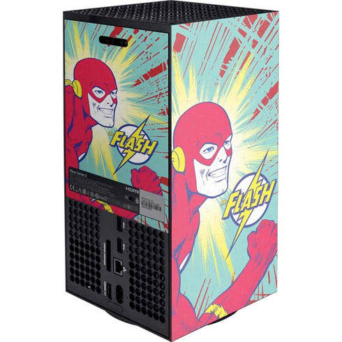 DC Comics The Flash Classic Art Smile Blast XBox Series X Digital Edition Console Skin