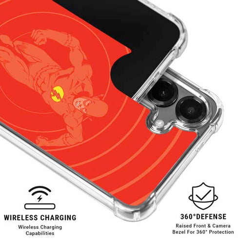 DC Comics The Flash Classic Art Pose Galaxy S26 Plus Clear Case