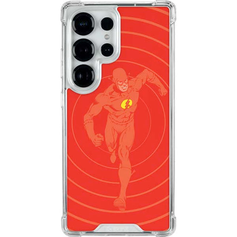 DC Comics The Flash Classic Art Pose Galaxy S26 Ultra Clear Case