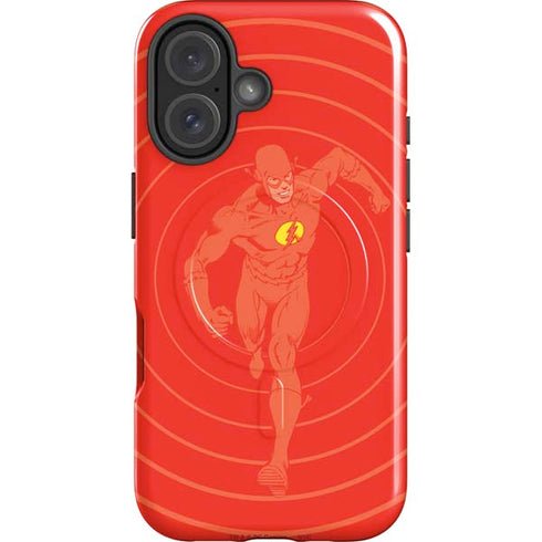 DC Comics The Flash Classic Art Pose iPhone 16 Plus Magsafe Impact Case