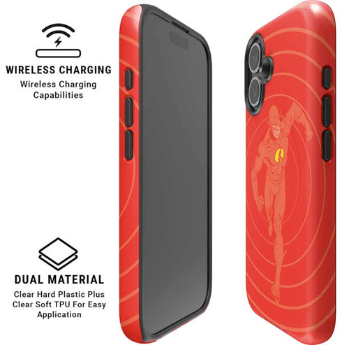 DC Comics The Flash Classic Art Pose iPhone 16 Plus Magsafe Impact Case