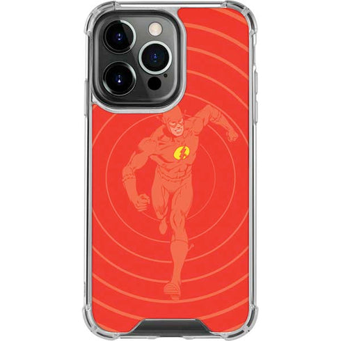 DC Comics The Flash Classic Art Pose iPhone 16 Pro Max Clear Case