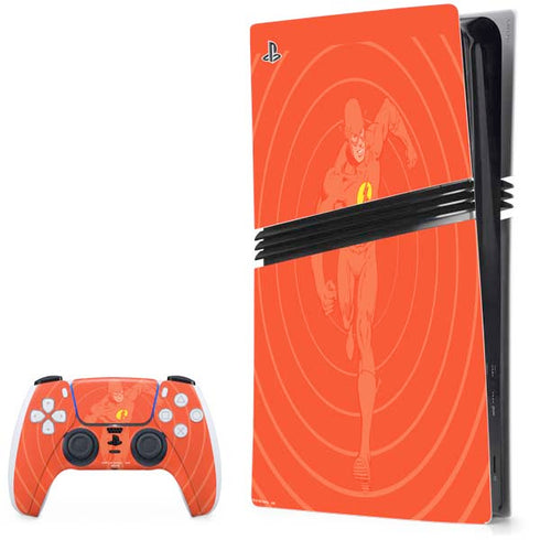 DC Comics The Flash Classic Art Pose PS5 Pro Bundle Skin