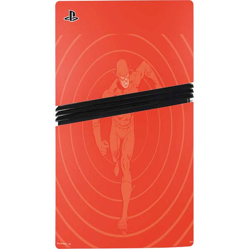 DC Comics The Flash Classic Art Pose PS5 Pro Disk Console Skin