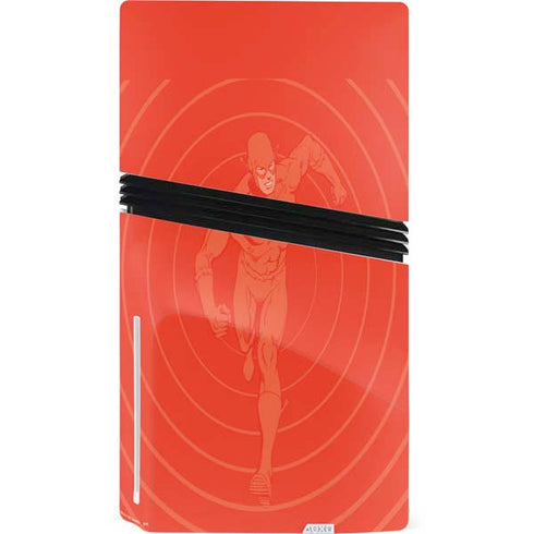 DC Comics The Flash Classic Art Pose PS5 Pro Disk Console Skin