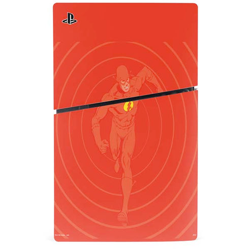 DC Comics The Flash Classic Art Pose PS5 Slim Digital Edition Console Skin